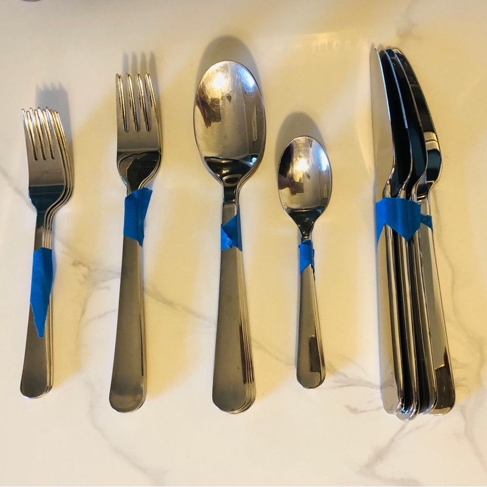 IKEA Stainless Steel Flatware Set - Silver